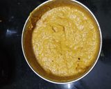 A picture of step 6 of Appam with Egg kurma.