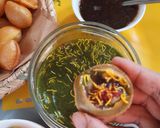 A picture of step 24 of Pani puri.