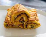 ক্রেপ এগ রোল (crepe egg roll recipe in Bengali) রেসিপির ধাপ 4 ছবি