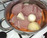 Sertéskaraj vadasan szalvétagombóccal recept fázis 1 fotója