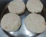 A picture of step 3 of Oats & Potato Tikki Burger.