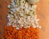 Zöldségleves daragaluskával recept fázis 1 fotója