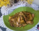 Foto langkah ke 5 dari resep Cumi asin goreng sambel.