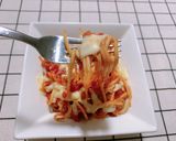 Hình bước làm 5 của món Mì ý phủ phô mai