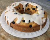 Foto del paso 7 de la receta: Budín de arándanos con crema, sin manteca, con batidora