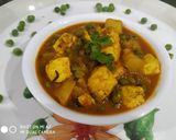 आलू मटर पनीर की सब्जी (Aloo matar paneer ki sabzi recipe in Hindi) रेसिपी चरण 7 फोटो