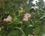 Hình bước làm 3 của món Canh rau má thịt bằm