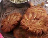 A picture of step 1 of Gur ka thekua.