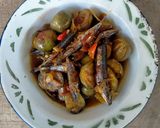 Foto langkah ke 6 dari resep Tumis Ikan Asin dan Terong Gelatik.