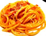 辣味培根蕃茄小水管麵 (Bucatini all'Amatriciana)的食譜步驟4照片