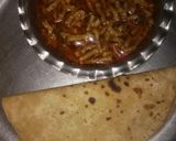 A picture of step 4 of Sev ki sabzi.