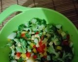 A picture of step 4 of Broccoli salad.