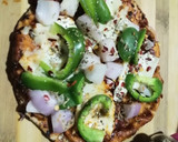 रोटी पिज़्ज़ा (roti pizza recipe in Hindi) रेसिपी चरण 4 फोटो