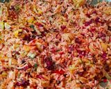 झटपट रंगीला पुलाव (jhatpat rangila pulav recipe in marathi) रेसिपी स्टेप 3 फोटो 