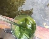 Hình bước làm 5 của món Trà sữa trân châu + thái xanh🥤