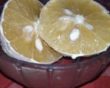 A picture of step 3 of Orange tutti fruity ice cream.