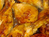 Pollo caramelizado al ají topito de la casa