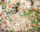 A picture of step 6 of Methi mutter pulao.