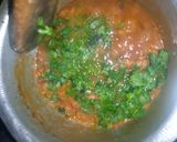 A picture of step 6 of Carrot chapati served with yellow beans.
