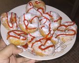 Foto langkah ke 6 dari resep Donat Kentang krispi simple.