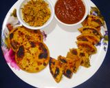 गोभी भरवा पराठे चटनी(gobhi parathe chutney recipe in hindi) रेसिपी चरण 8 फोटो