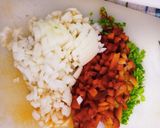 Foto del paso 2 de la receta: Doradas rellenas de verduras con espárragos y patatas