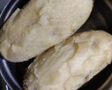 A picture of step 1 of Soyagranulues stuffed in Boil Potatoes.