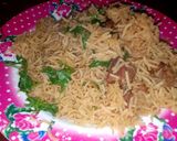 A picture of step 2 of Pilau.