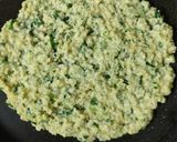 A picture of step 2 of CHEESY Moong dal chilla.