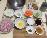 A picture of step 1 of Cheat Day Crispy pork spring rolls.