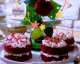 صورة لخطوة 14 من وصفة الكيكة المخملية الريد فيلفيت الشهية 🍰🍰
