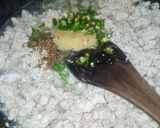 A picture of step 2 of Bohri Samosa.