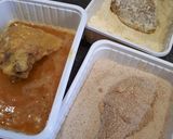 Rántott csirke zöldséges kuszkusszal recept fázis 2 fotója