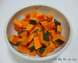 Hình bước làm 2 của món Súp Bí Đỏ 호박찌개