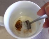 A picture of step 3 of Banana Mugcake.
