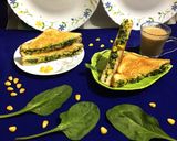 A picture of step 13 of Spinach Sweet Corn Sandwich.