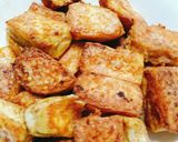 Hình bước làm 2 của món Tàu hủ trứng (món ăn chơi)