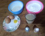 Foto langkah ke 1 dari resep Bolu Kukus Ceria.