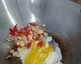 Foto langkah ke 2 dari resep Tumis Tempe, Kacang Panjang, dan Telur Orak-Arik.