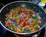 A picture of step 2 of Paneer Frankie.