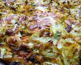 Foto del paso 3 de la receta: Pastel de polenta repollo y zanahoria súper saludable