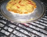 A picture of step 7 of Bbq Chicken and Mushroom Fire Grilled Pizza #braaifordad!.