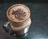 A picture of step 4 of Ragi choco drink.