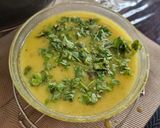 A picture of step 3 of Mung dal.