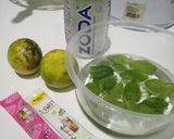 Foto langkah ke 1 dari resep Sugarfree Lime Mojito.