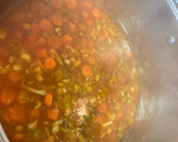 Foto del paso 3 de la receta: Arroz con bacalao y gambitas de aprovechamiento