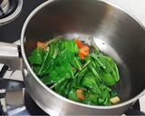 A picture of step 5 of Palak soup for babies|Spinach soup for 8+months babies.