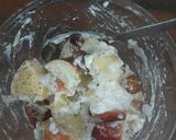 A picture of step 13 of Diabetes friendly parantha with curd and salad.