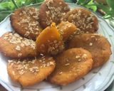 Hình bước làm 3 của món Bánh bí đỏ tẩm yến mạch