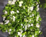 A picture of step 1 of Green garlic thepla.